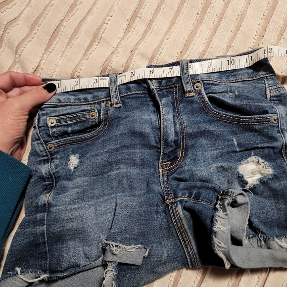 American Eagle jean shorts sz 00 - Picture 4 of 5